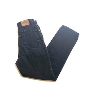 Ralph Lauren vintage high waisted black jeans 8
